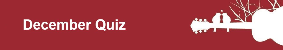 December Quiz Banner